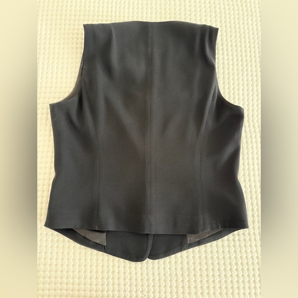 Rag & Bone Black Buttoned Vest - Picture 6 of 9